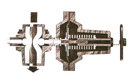 膠芯座及砂閥總成